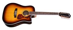 GUILD ITALIA D-2612CE DELUXE ATB 12-STRING ANTIQUE BURST