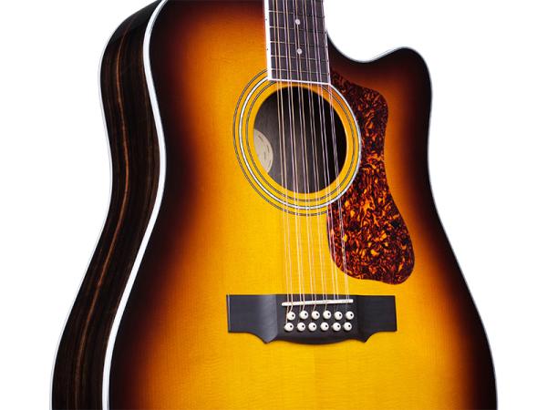 GUILD ITALIA D-2612CE DELUXE ATB 12-STRING ANTIQUE BURST