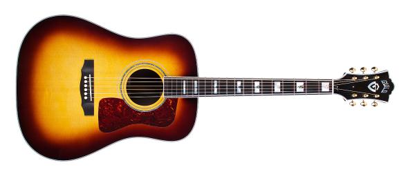GUILD ITALIA D-55E ATB ANTIQUE BURST NITRO