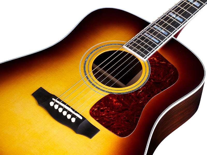 GUILD ITALIA D-55E ATB ANTIQUE BURST NITRO