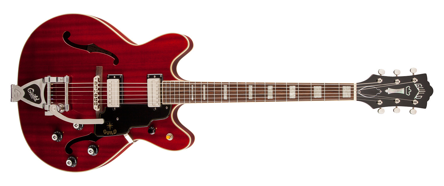 GUILD ITALIA STARFIRE V CHERRY RED