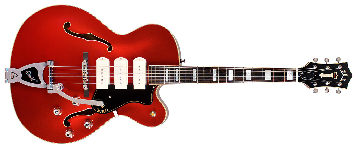 GUILD ITALIA X-350 STRATFORD SCARLET RED
