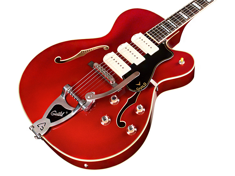 GUILD ITALIA X-350 STRATFORD SCARLET RED