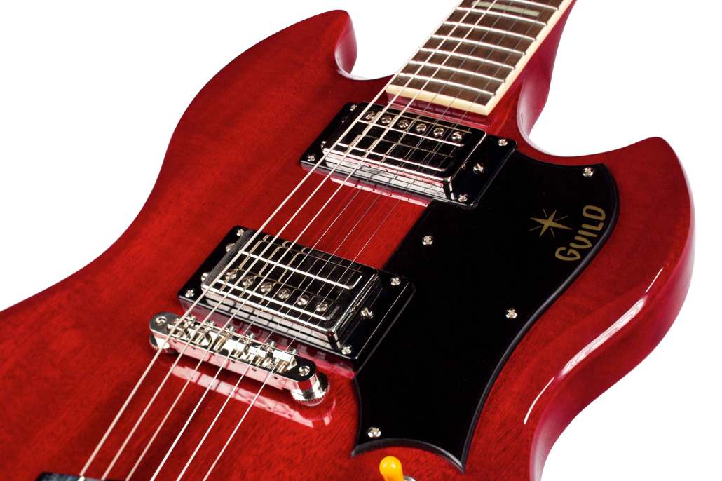 GUILD ITALIA S-100 POLARA CHERRY RED