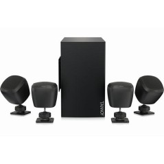 Tannoy SAT SUB 4PACK-BK Packaged Satellite-Subwoofer Loudspeaker System