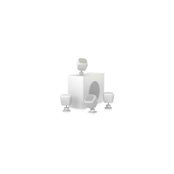 Tannoy SAT SUB 4PACK-WH Packaged Satellite-Subwoofer Loudspeaker System