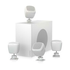 Tannoy SAT SUB 4PACK-WH Packaged Satellite-Subwoofer Loudspeaker System
