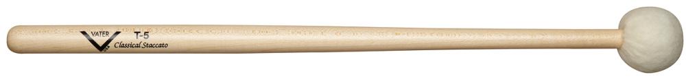 Vater VMT5 T5 Ultra Staccato Timpani, Drumset Cymbal Mallet - L: 14 1/2 36.83cm D: 0.645 1.64cm