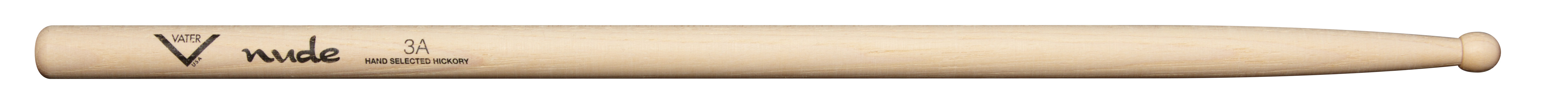 Vater VHN3AW Nude Fatback 3A - L: 16 40.64cm D: 0.590 1.50cm - American Hickory