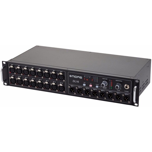 MIDAS DL16 - STAGE BOX 16 INPUT / 8 OUTPUT CON 16 PREAMPLIFICATORI MICROFONICI