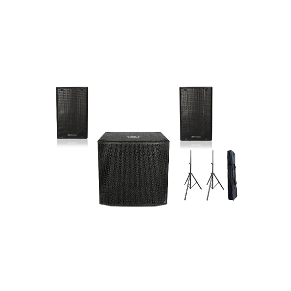 BUNDLE LIVE -  coppia b-hype 12 - dB sub615 - kit stativi - coppia cavi xlr 5m