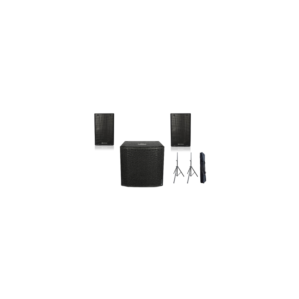 BUNDLE LIVE - coppia b-hype 12 - dB sub615 - kit stativi - coppia cavi xlr 5m