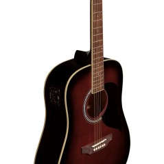 Eko RANGER 6 - Eq. RED SUNBURST - chitarra acustica elettrificata