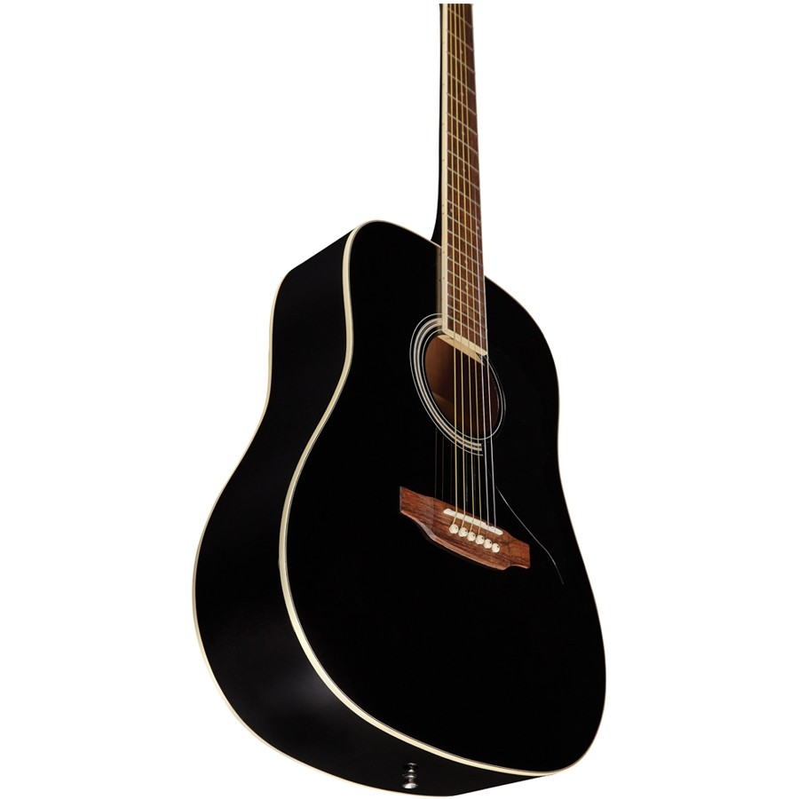 Eko Ranger 6 Black - chitarra acustica nera