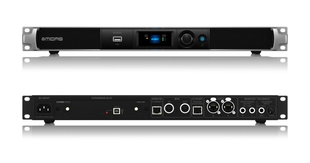 MIDAS M32C - MIXER DIGITALE A RACK 40 INPUT / 25 MIX BUS