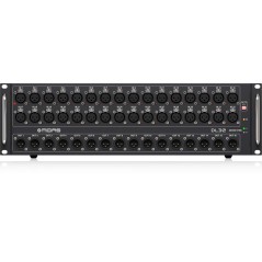 MIDAS DL32 - STAGE BOX 32 IN / 16 OUT CON 32 PREAMPLIFICATORI MICROFONICI, INTERFACCE ULTRANET E ADAT