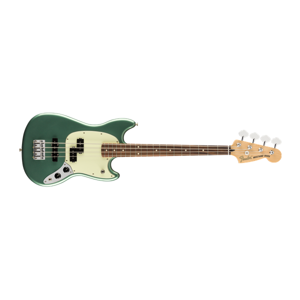Fender Limited Edition Player Mustang Bass PJ, Pau Ferro Fingerboard, Sherwood Green Metallic
