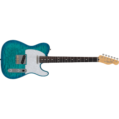 Fender 2024 Collection Made in Japan Hybrid II Telecaster, Rosewood Fingerboard, Quilt Aquamarine