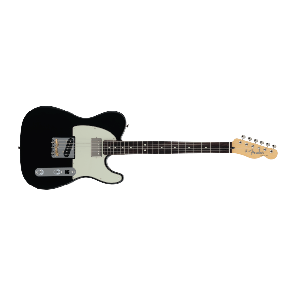 Fender 2024 Collection Made in Japan Hybrid II Telecaster SH, Rosewood Fingerboard, Black