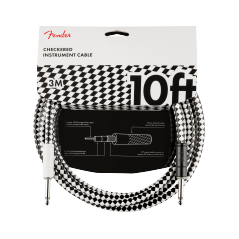 Fender Pro 10' Instrument Cable, Checkerboard