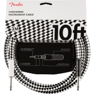 Fender Pro 10' Instrument Cable, Checkerboard