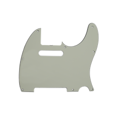 Fender Pickguard, Telecaster, 8-Hole (Vintage-Style Pickup Mount), Mint Green, 3-Ply
