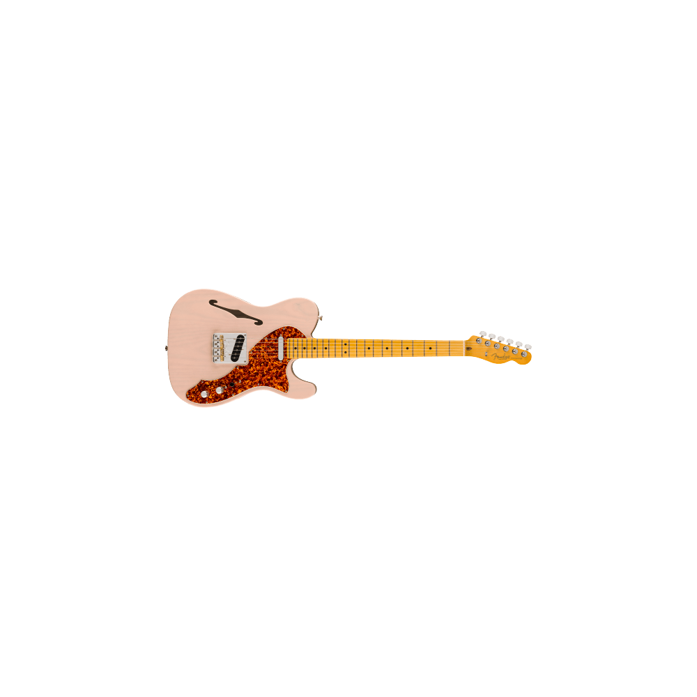 Fender American Professional II Telecaster Thinline, Maple Fingerboard, Transparent Shell Pink