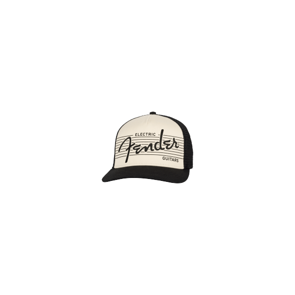 Fender Electric Hat Black/Cream One Size