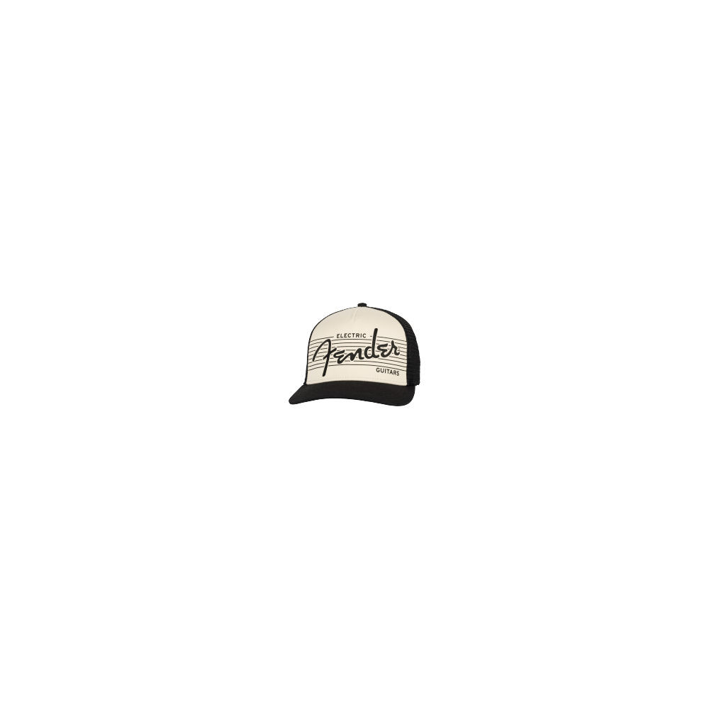 Fender Electric Hat Black/Cream One Size