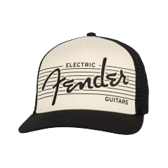 Fender Electric Hat Black/Cream One Size