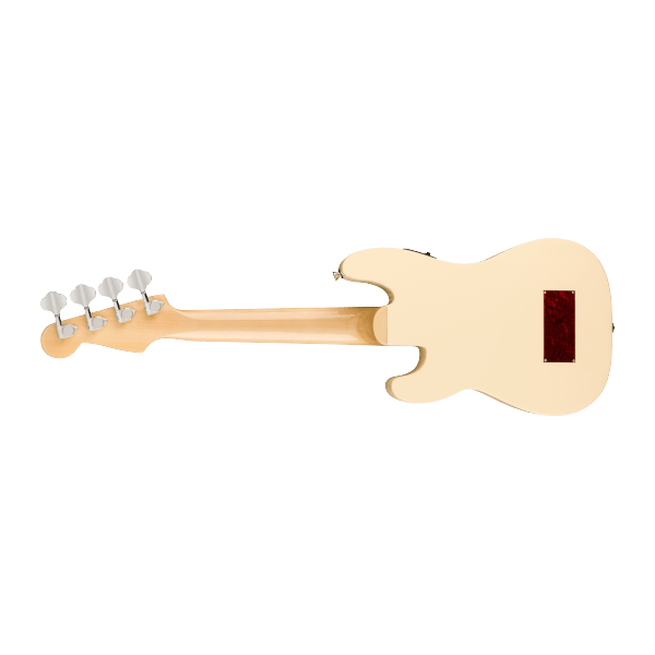 Fender Fullerton Precision Bass Uke, Walnut Fingerboard, Tortoiseshell Pickguard, Olympic White