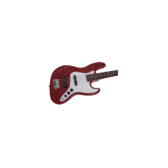 Fender 2024 Collection Made in Japan Hybrid II Jazz Bass, Rosewood Fingerboard, Quilt Red Beryl