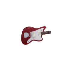 Fender 2024 Collection Made in Japan Hybrid II Jazzmaster, Rosewood Fingerboard, Quilt Red Beryl