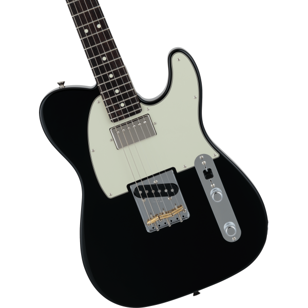 Fender 2024 Collection Made in Japan Hybrid II Telecaster SH, Rosewood Fingerboard, Black