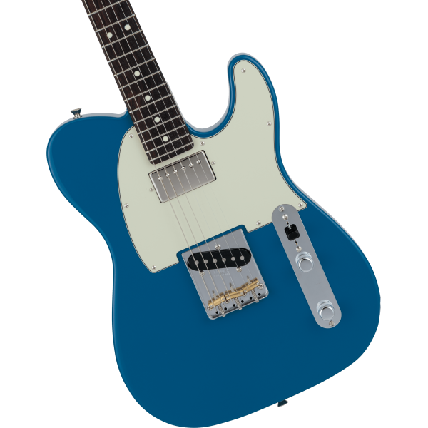 Fender 2024 Collection Made in Japan Hybrid II Telecaster SH, Rosewood Fingerboard, Forest Blue