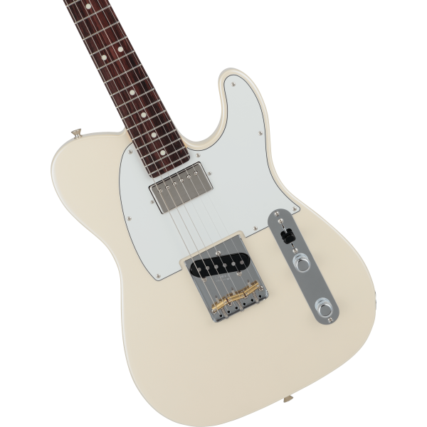 Fender 2024 Collection Made in Japan Hybrid II Telecaster SH, Rosewood Fingerboard, Olympic Pearl