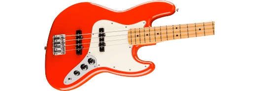 Fender Player II Jazz Bass®, Maple Fingerboard, Coral Red