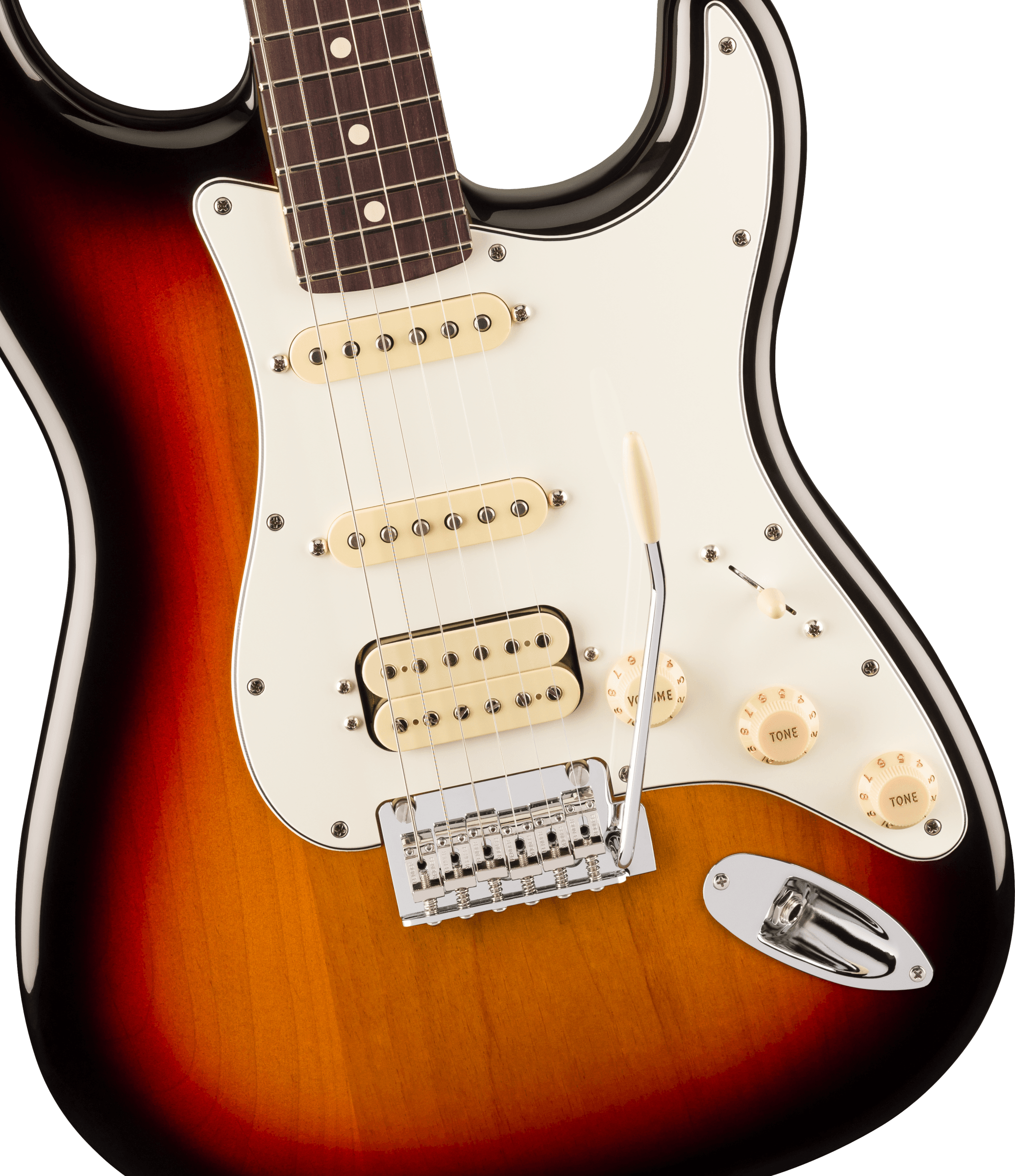 Fender Player II Stratocaster® HSS, Rosewood Fingerboard, 3-Color Sunburst