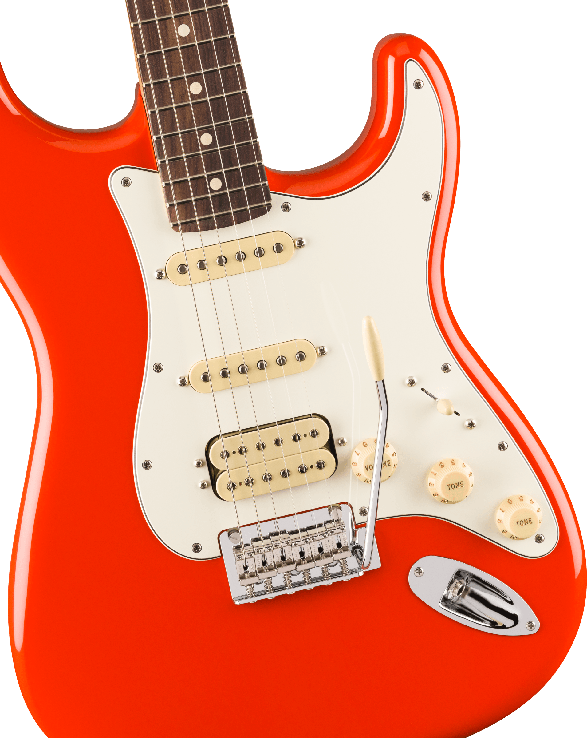 Fender Player II Stratocaster® HSS, Rosewood Fingerboard, Coral Red