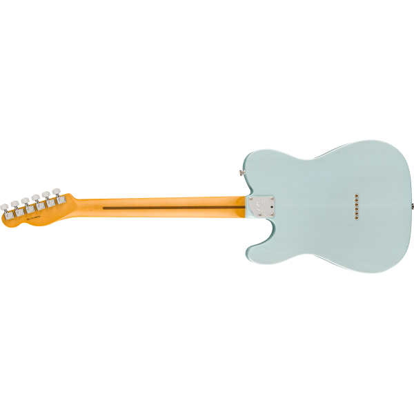 Fender American Professional II Telecaster Thinline, Maple Fingerboard, Transparent Daphne Blue