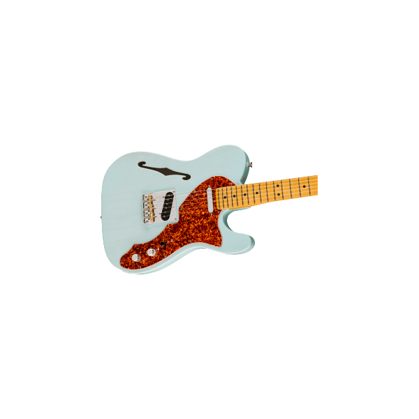 Fender American Professional II Telecaster Thinline, Maple Fingerboard, Transparent Daphne Blue