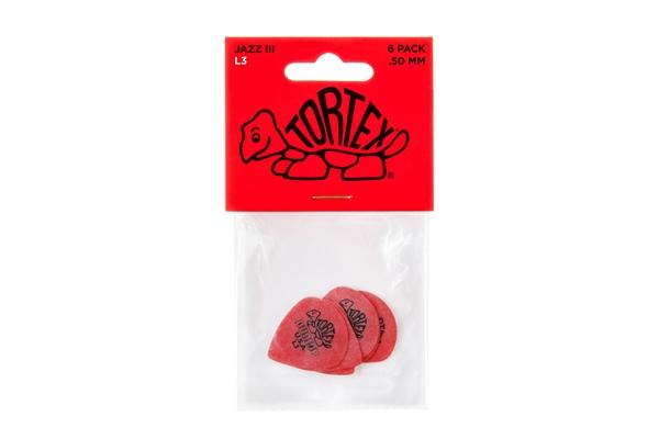 Dunlop 472PL3 Tortex Jazz III L3 Light Players Pack