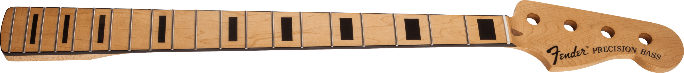 Fender Classic Series 70's Precision Bass® Neck, 20 Medium Jumbo Frets, Block Inlay, Maple