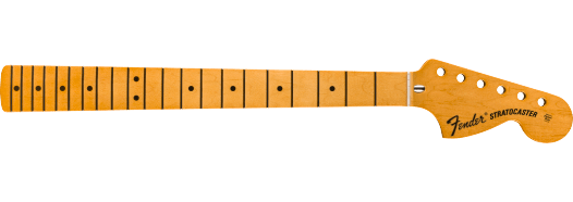 Fender Vintera II 70’s Stratocaster® Neck, 21 Vintage Tall Frets, Maple, U Shape