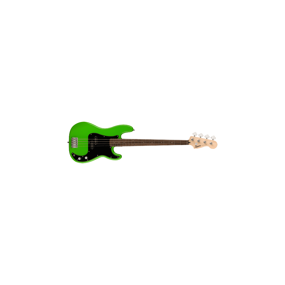 Squier FSR Sonic Precision Bass, Maple Fingerboard, White Pickguard, Graffiti Yellow
