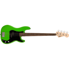 Squier FSR Sonic Precision Bass, Maple Fingerboard, White Pickguard, Graffiti Yellow