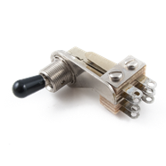 Fender 3-Position (DPDT) Toggle Switch, Chrome with Black Tip