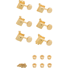 Fender American Vintage Guitar Tuning Machines, Gold (6)