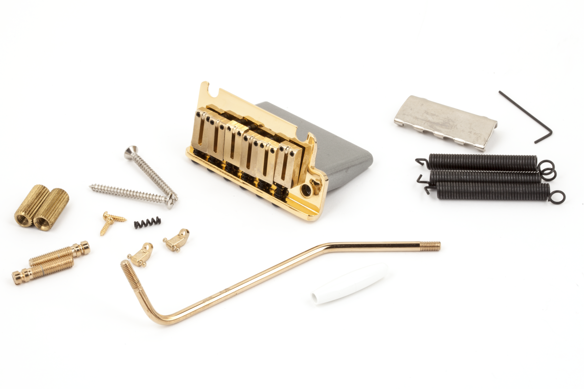 Fender American Series Stratocaster® ('86-'07) Tremolo Bridge Assembly (Gold)