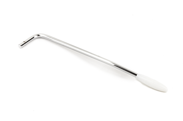 Fender '65 Mustang™ Tremolo Arm, White Tip, Chrome
